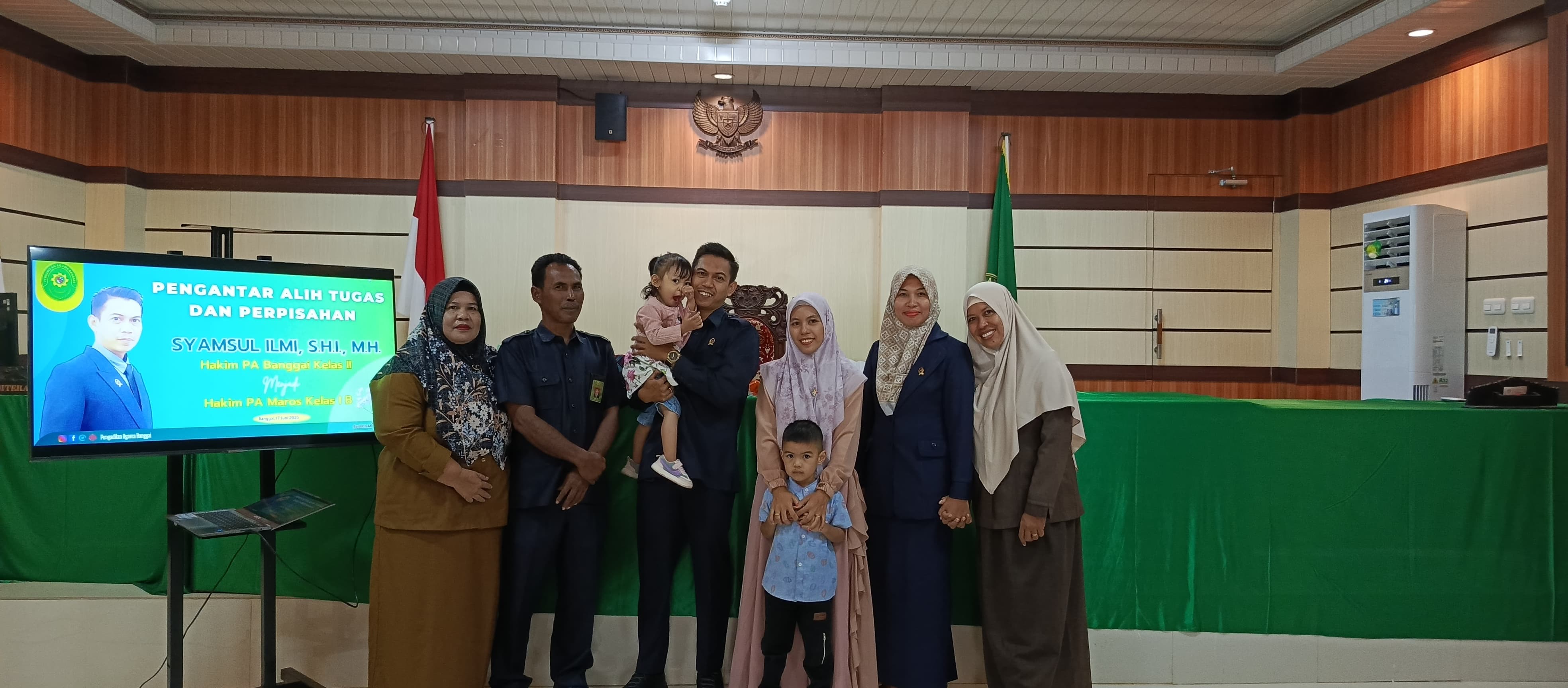 6 Pengantar Alih Tugas dan perpisahan YM Syamsul Ilmi S.H.I. M.H. Hakim Pengadilan Agama Banggai kelas II menjadi Hakim Pengadilan Agama Maros kelas IB