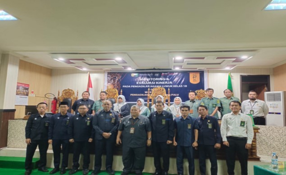 3 MONITORING DAN EVALUASI KINERJA PENGADILAN TINGGI AGAMA PALU PADA PENGADILAN AGAMA LUWUK