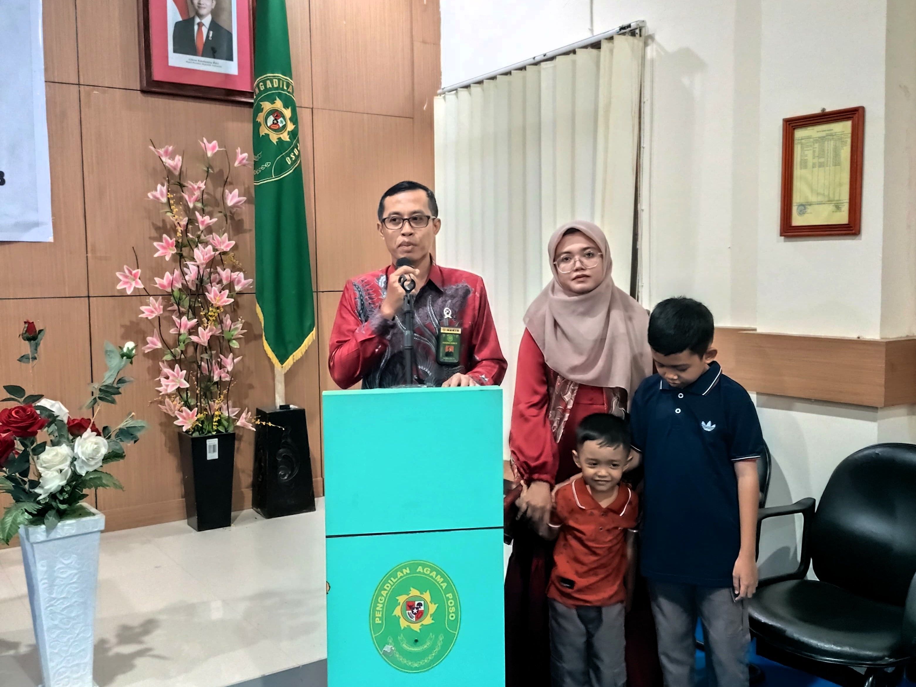 1 Pengadilan Agama Poso Gelar Acara Pengantar Alih Tugas Hakim Muhammad Rifai