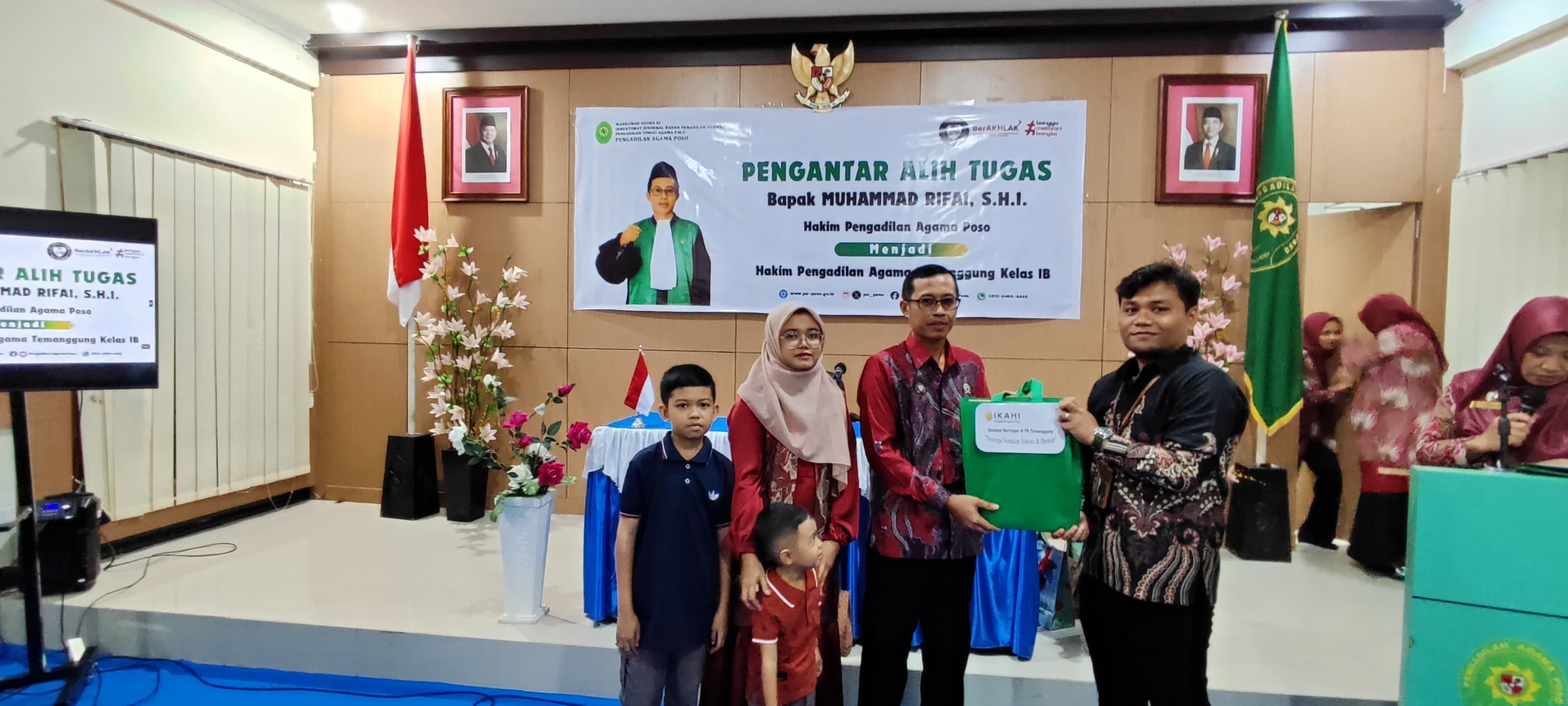 11 Pengadilan Agama Poso Gelar Acara Pengantar Alih Tugas Hakim Muhammad Rifai