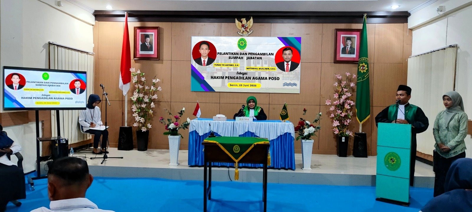 15 Pelantikan Dua Hakim Baru di Pengadilan Agama Poso