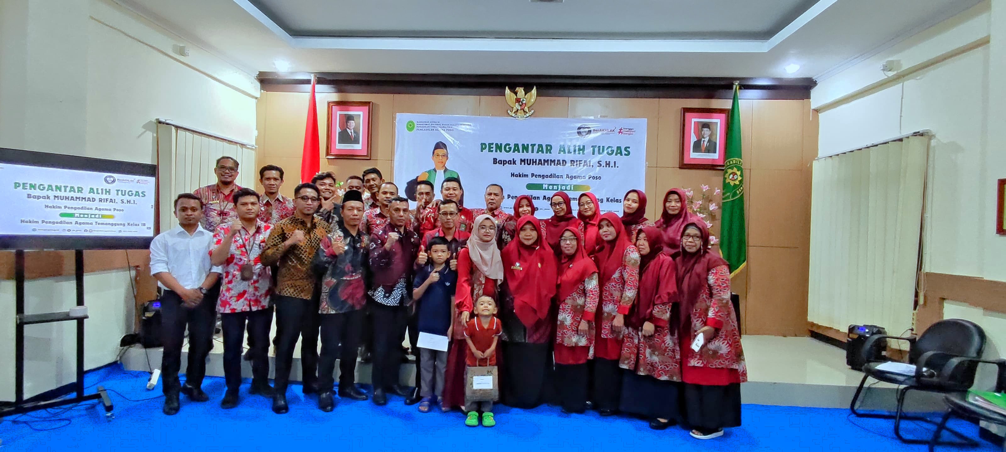 16 Pengadilan Agama Poso Gelar Acara Pengantar Alih Tugas Hakim Muhammad Rifai