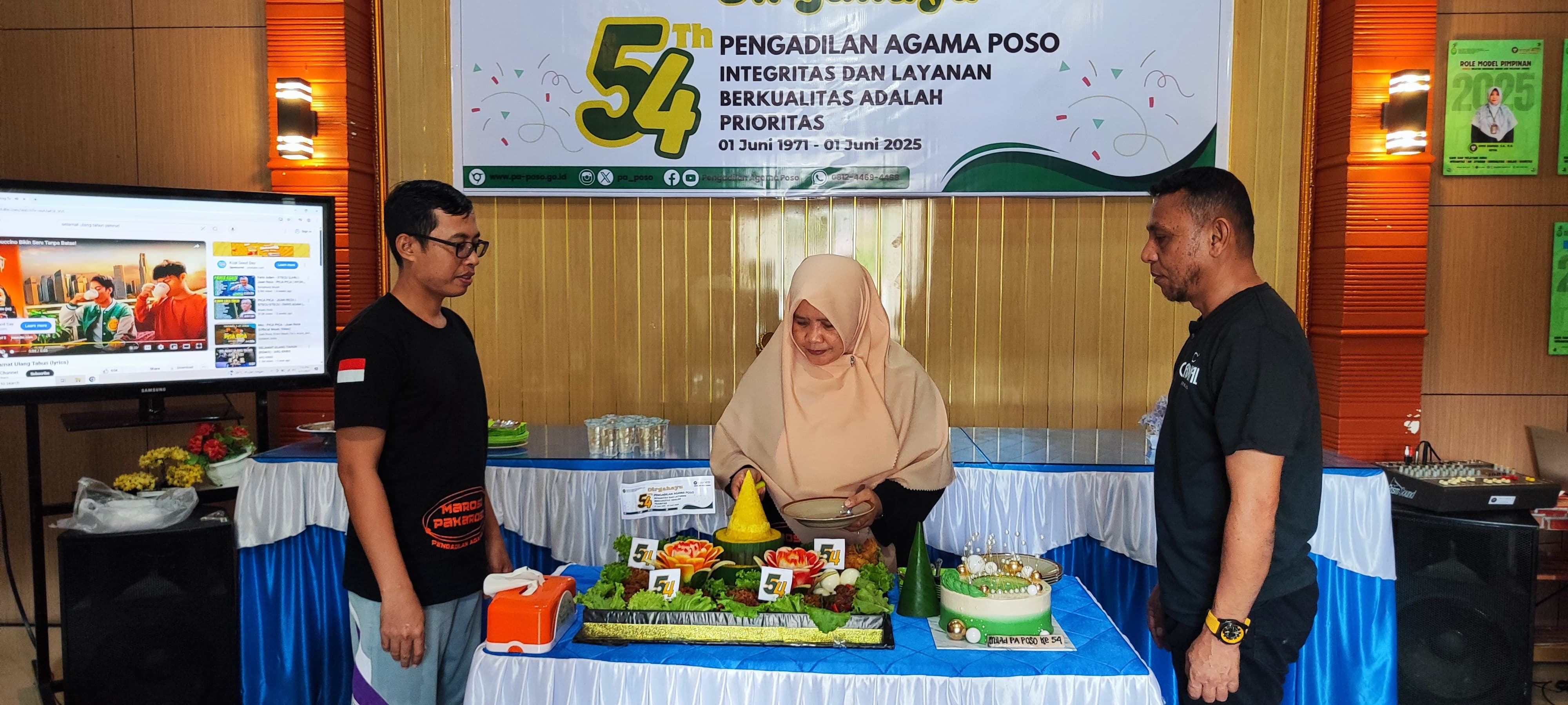 17 Pengadilan Agama Poso memperingati Hari Ulang Tahun ke 54
