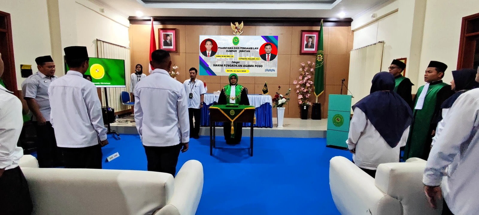 5 Pelantikan Dua Hakim Baru di Pengadilan Agama Poso