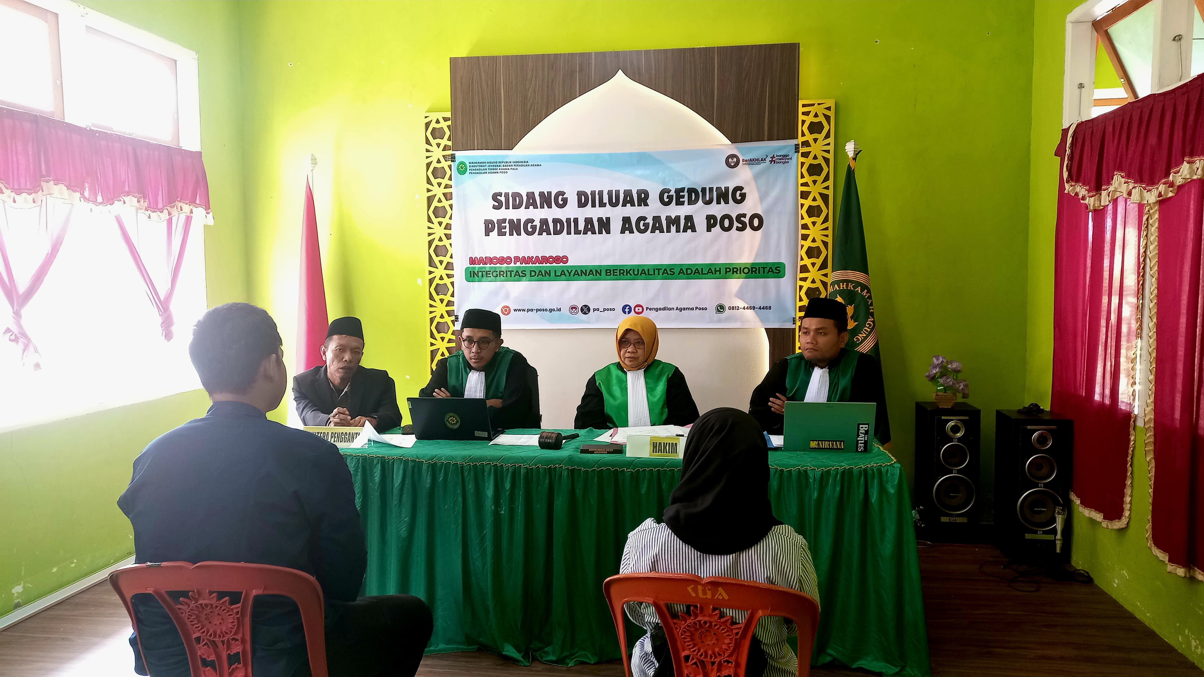 5 Pengadilan Agama Poso Laksanakan Sidang Luar Gedung di KUA Kecamatan Pamona Selatan 14082025