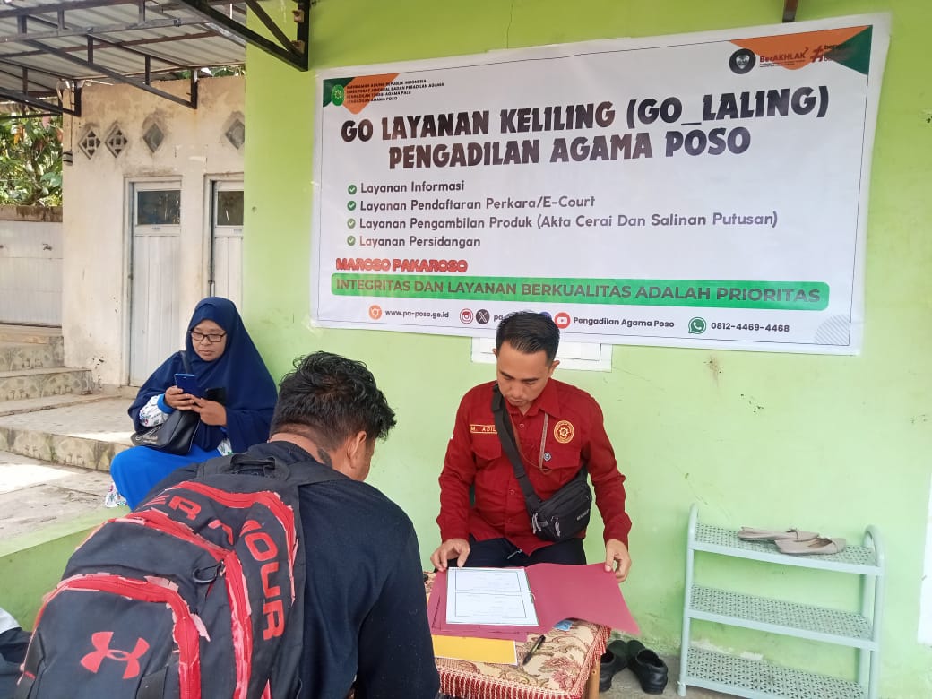 8 Pengadilan Agama Poso Laksanakan Layanan Keliling di Lore Timur