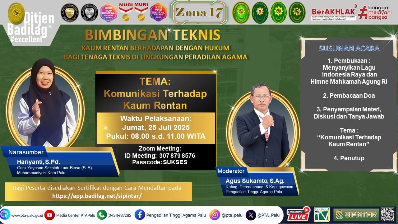 6 Bimtek Kaum Rentan 2025