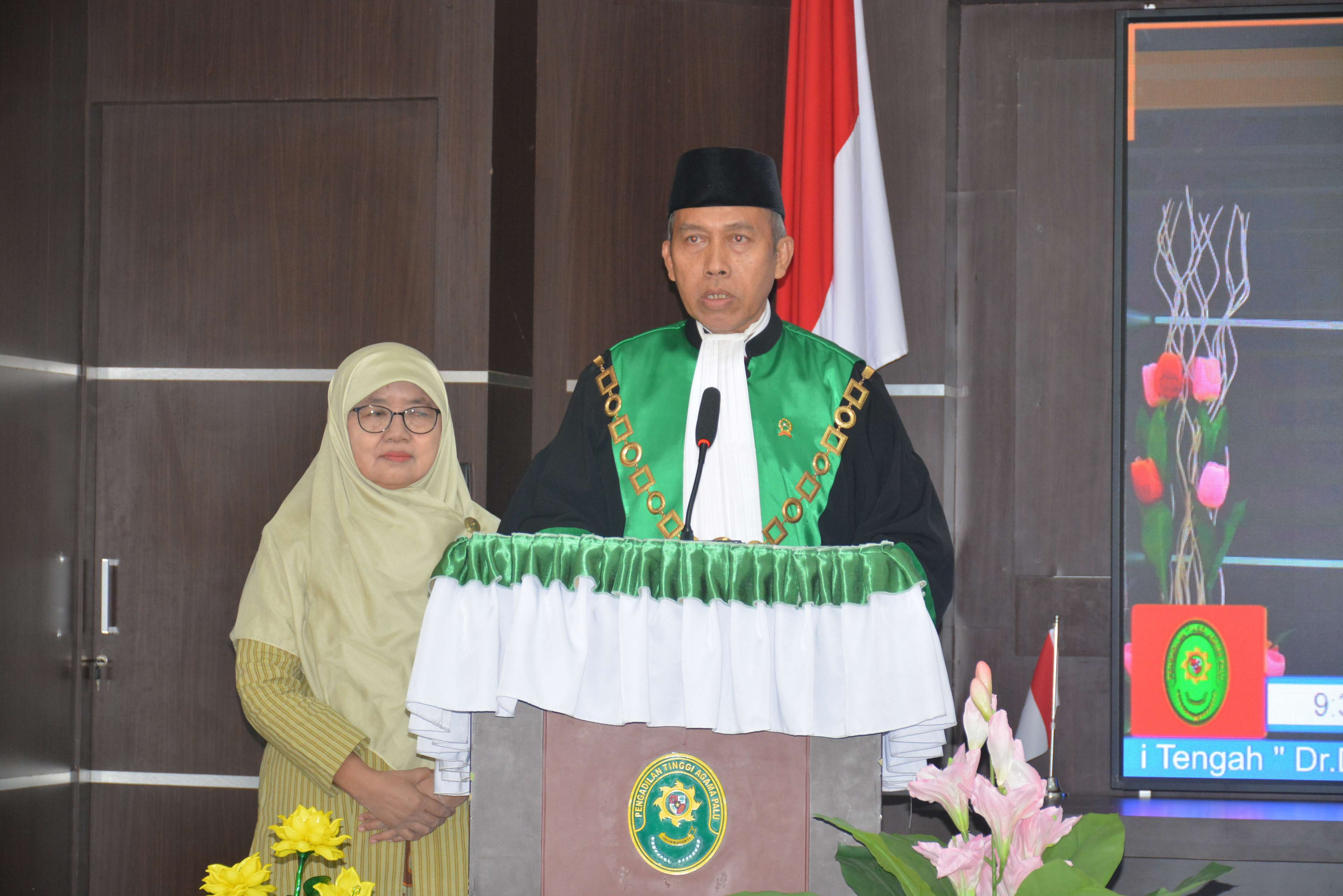 8 Pengambilan Sumpah Jabatan Dan Pelantikan Wakil Ketua Pengadilan Tinggi Agama Palu Juli 2025