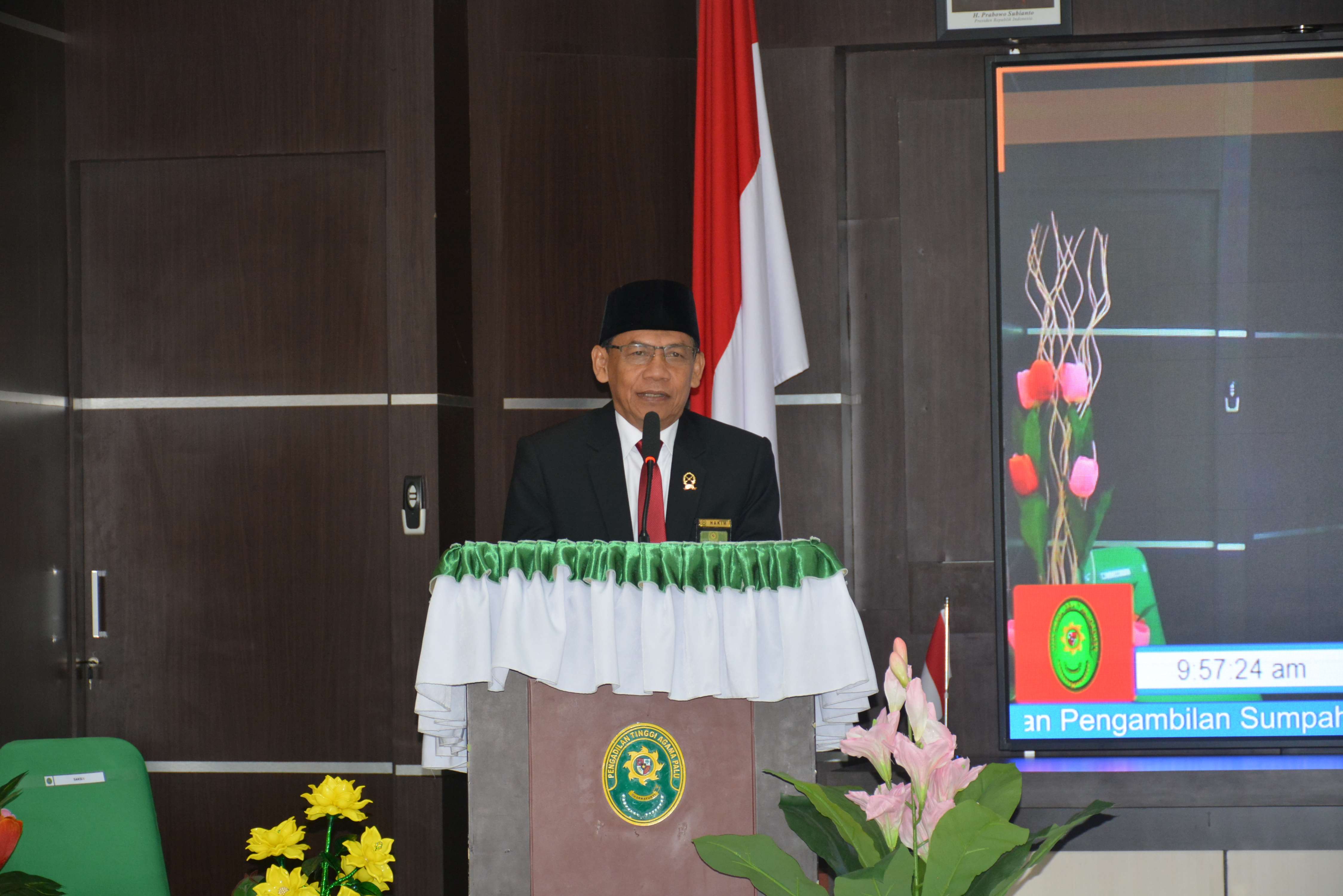 9 Pengambilan Sumpah Jabatan Dan Pelantikan Wakil Ketua Pengadilan Tinggi Agama Palu Juli 2025