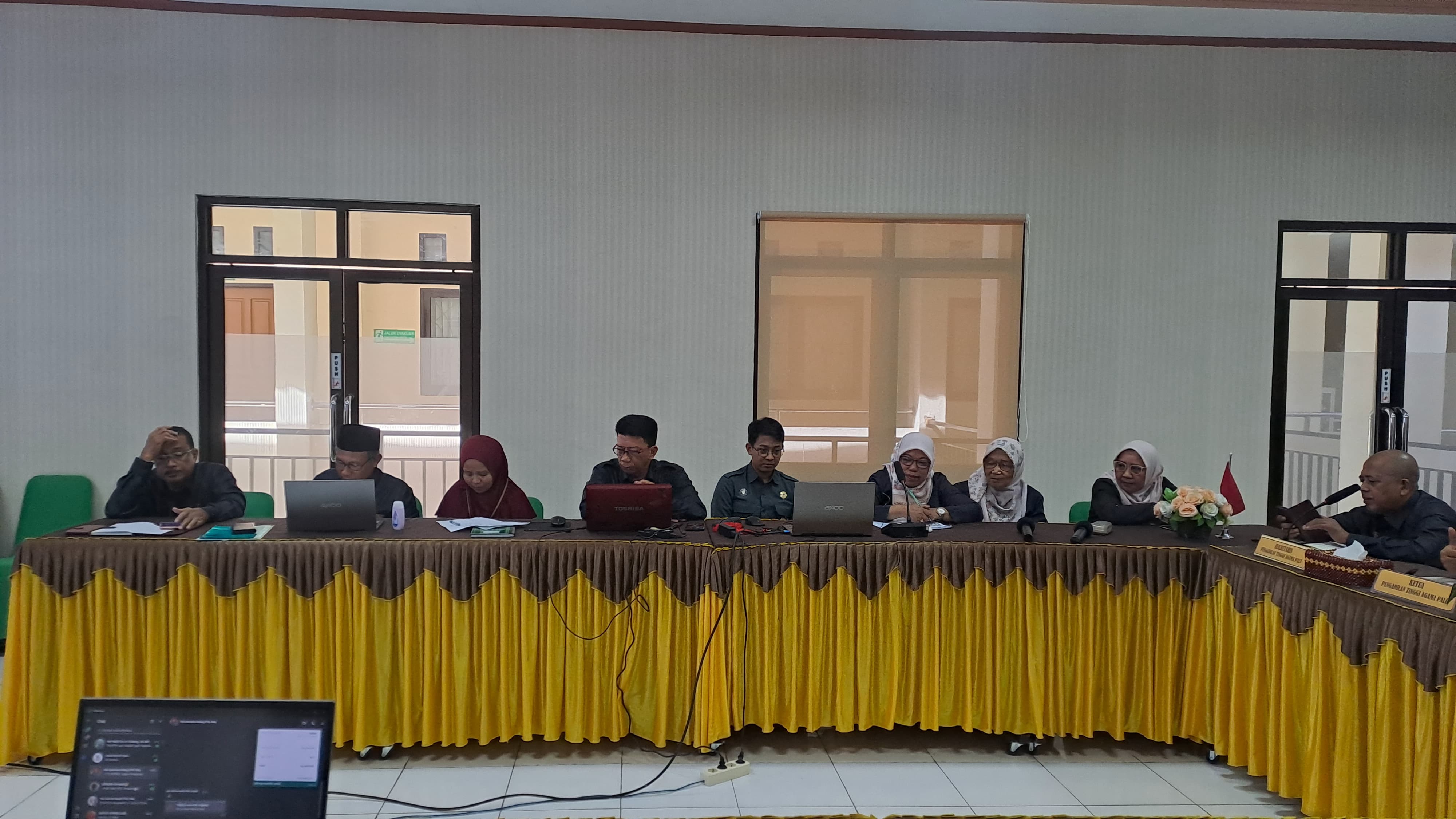 2 Kegiatan Monitoring Dan Evaluasi Kinerja Triwulan Ii April S.D Juni Tahun 2025 Bagian Kesekretariatan Dan Kepaniteraan Pengadilan Tinggi Agama Palu